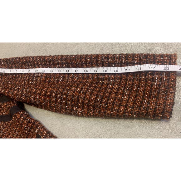 Chico's Black Label Textured Blazer Womens Size 1 (8-10) Woven Business Jacket - Picture 12 of 12